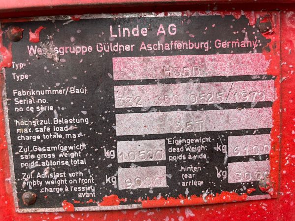 Linde – dizelski viličar – 4